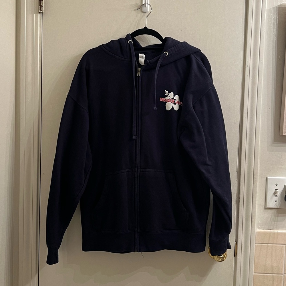 Trader Joe’s Navy Blue Full-Zip Hoodie